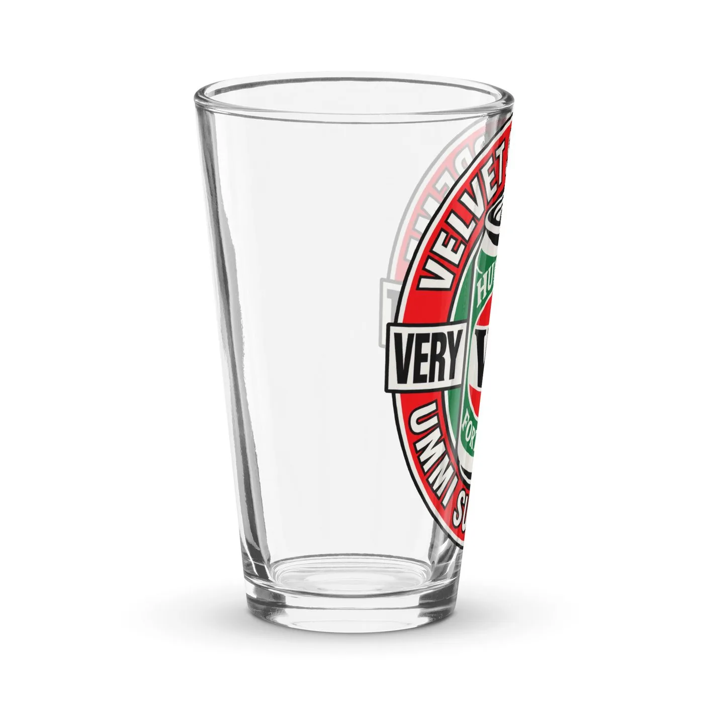 UMMĪ Velvet Supreme Pint Glass mockup 3